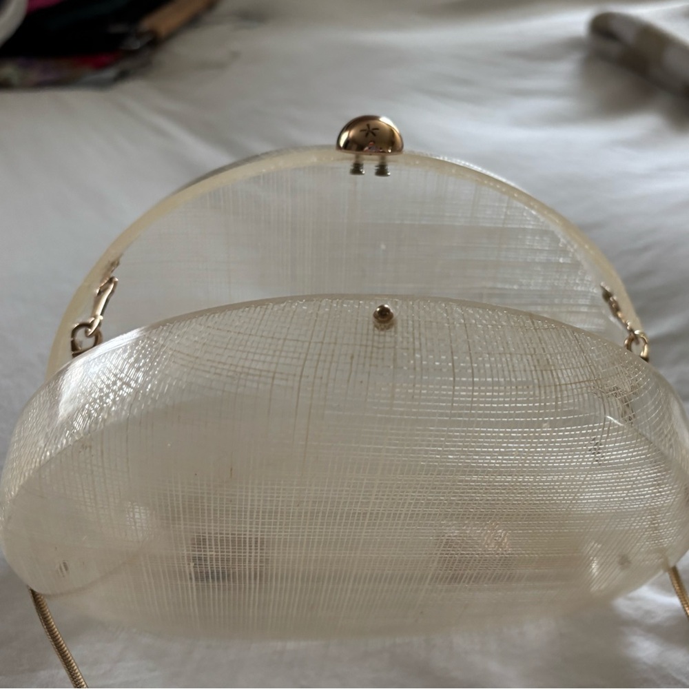 Zara Transparent Hard Shell Clutch - Picture 5 of 5